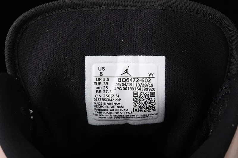 All categories Air Jordan Jordan series basketball shoes Air Jordan 1 Mid G version pure original Air Jordan 1 Mid GS AJ1 Joe 1 laser powder China basketball shoes BQ6472-602